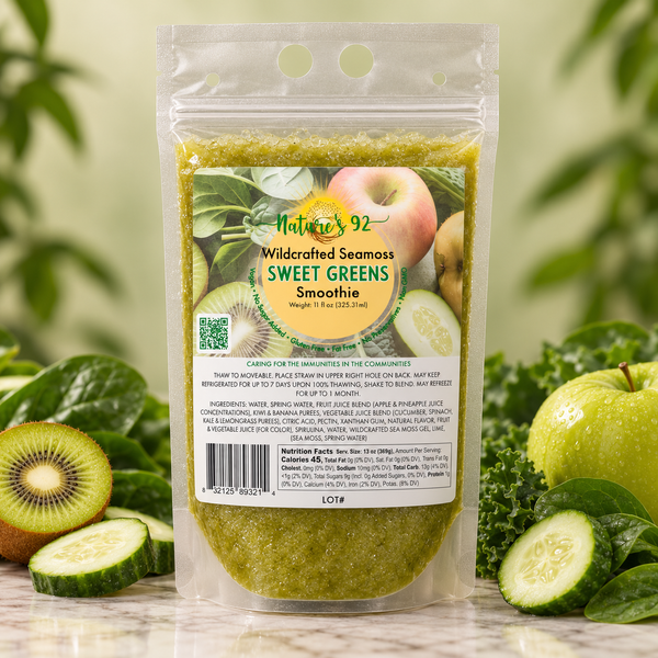 Sweet Greens Wildcrafted Sea Moss Smoothie